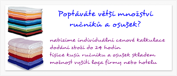 Ručníky pro hotely